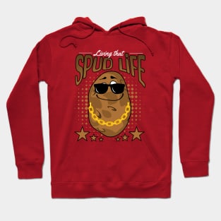 Living That Spud Life Funny Potato Hoodie